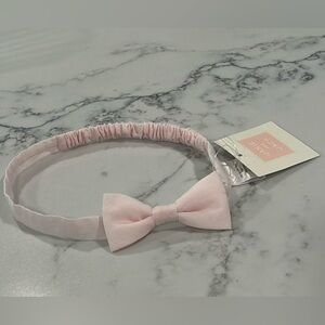 NWT Infant Girls Janie & Jack Pink Headband with Bow, OS